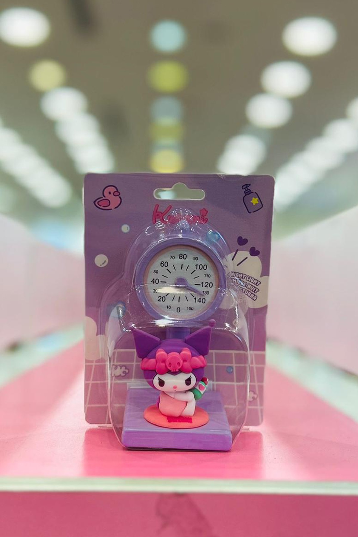 Sanrio Lisanslı LED Mini Ölçekli Gece Lambası - Kuromi
