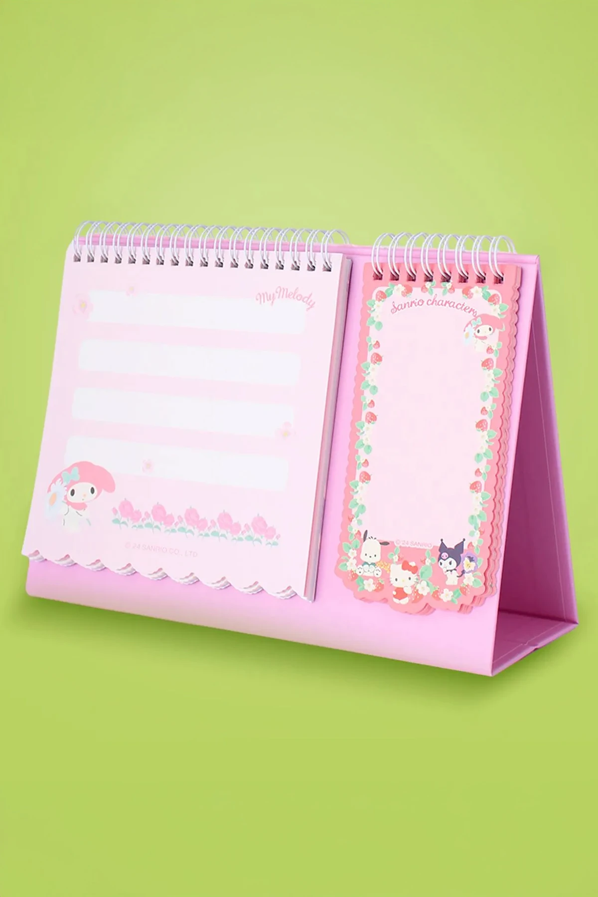 Sanrio Lisanslı Telli Not Defteri Pembe - 80 Yaprak