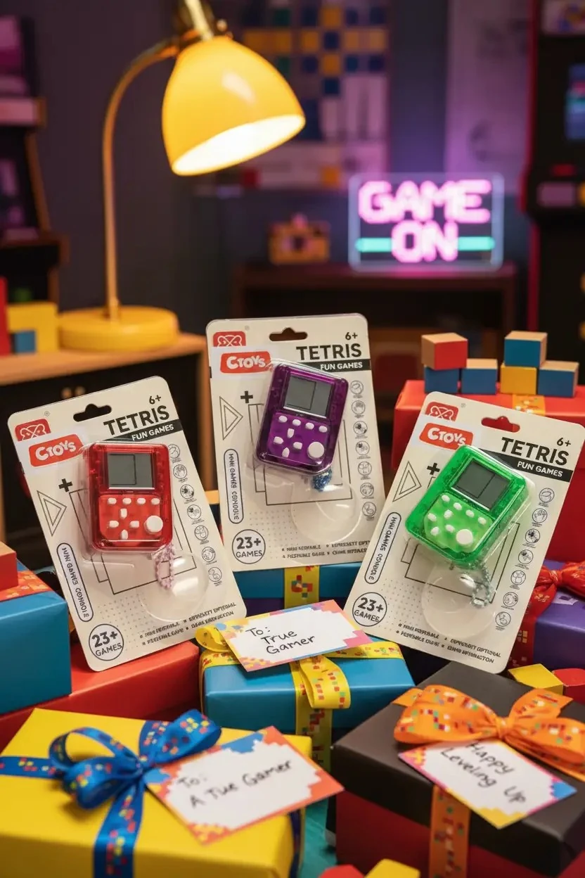 Mini Tetris Oyun Konsolu – Taşınabilir Nostaljik Oyuncak
