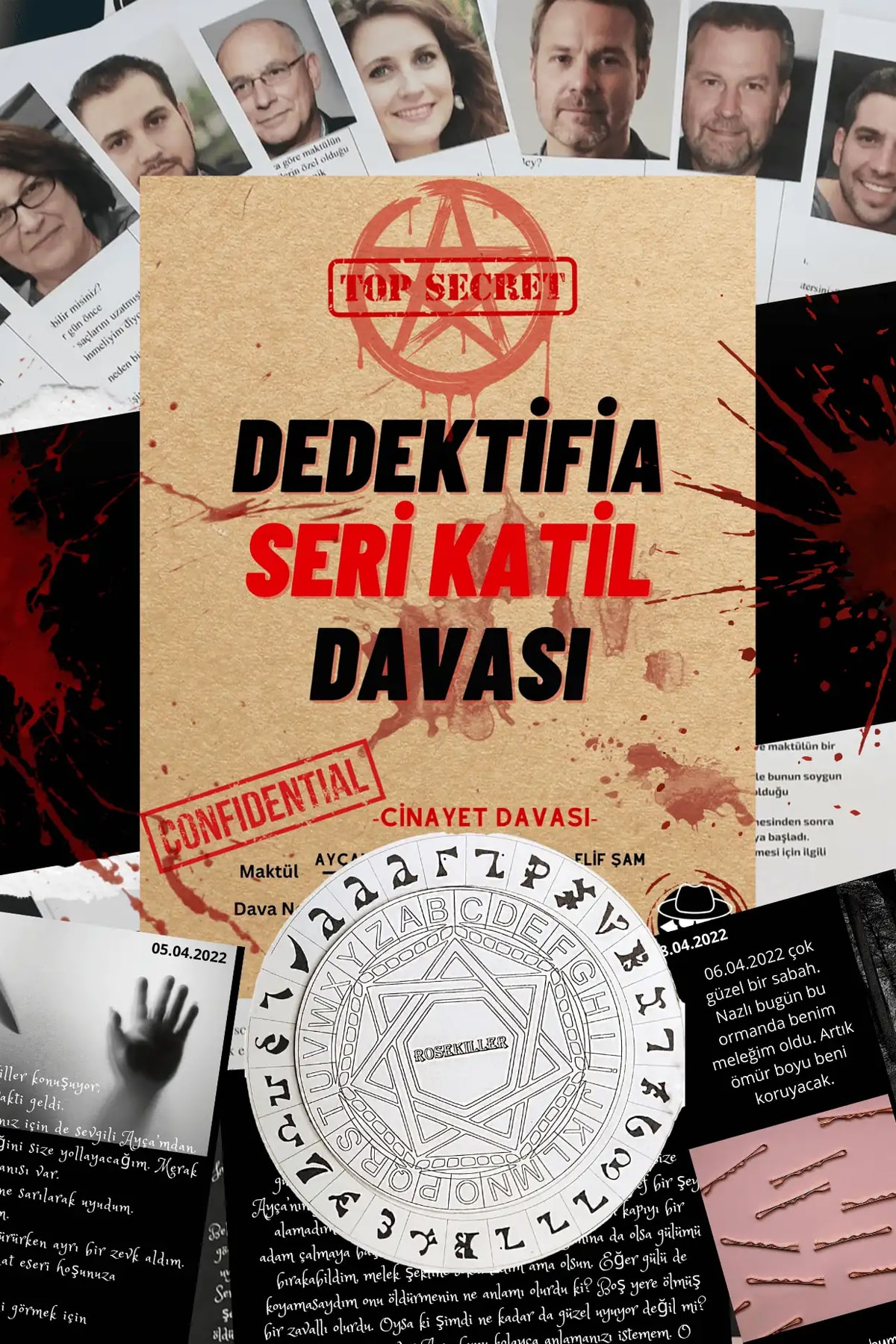 Dedektifia Dedektiflik Oyunu - Seri Katil Davası