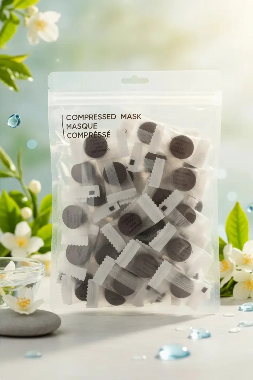 Miniso Lisanslı Bambu Kömürlü Sıkıştırılmış Maske 2 Cm – Gözenek Arındırıcı Cilt Bakımı