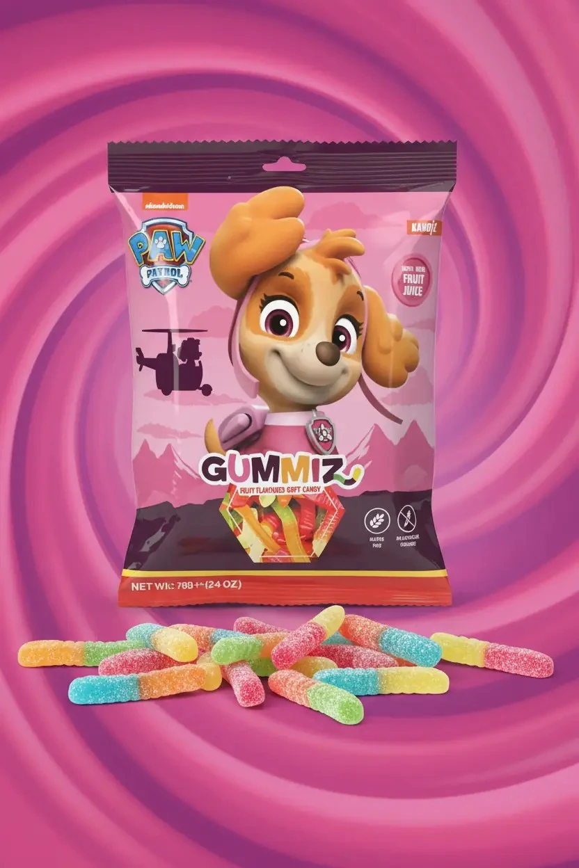 Paw Patrol Gummiz Worms Yumuşak Şeker 70 G – Tatlı Ekşi Lezzet