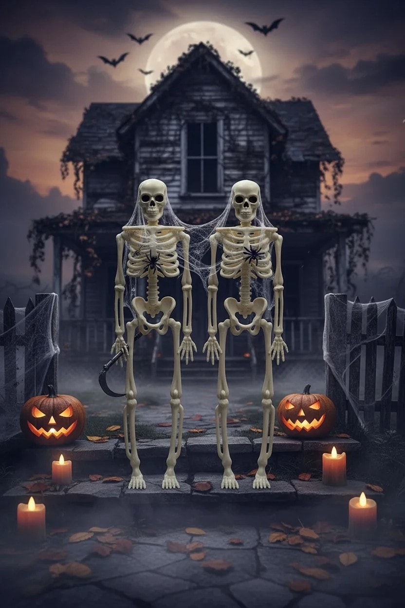 Halloween 2'li Mini İskelet