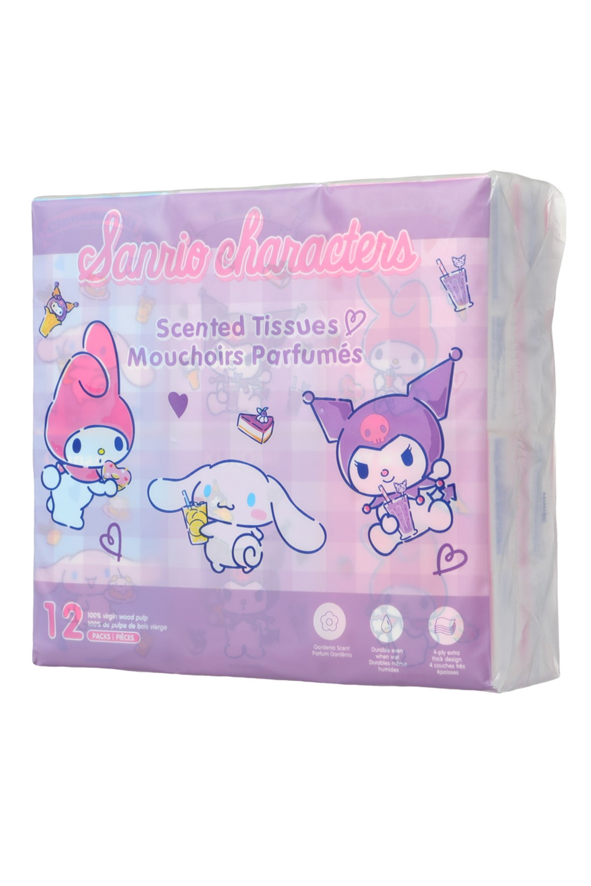 Sanrio Lisanslı Kokulu Kağıt Mendil (12'li Paket)