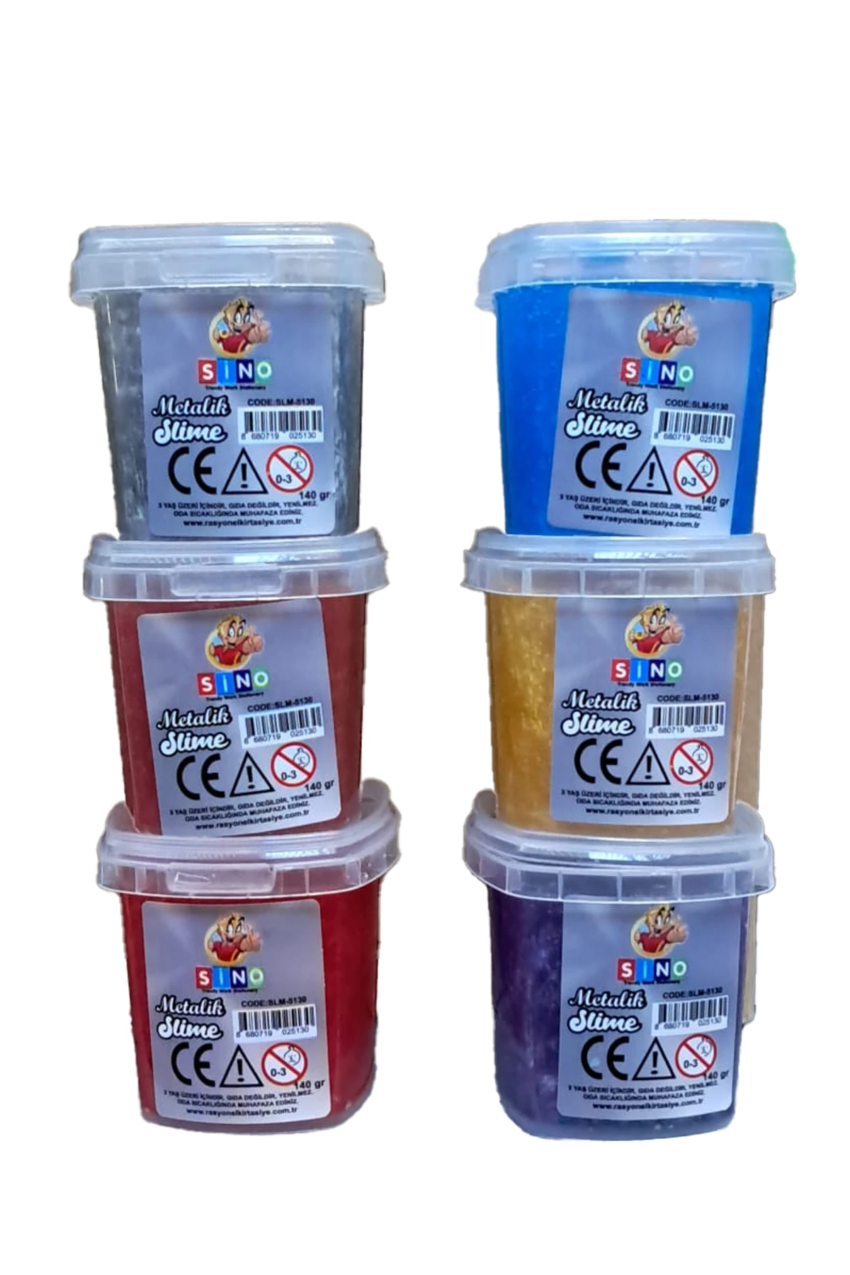 Sino 140 Gr Metalik Oyun Jeli Slime
