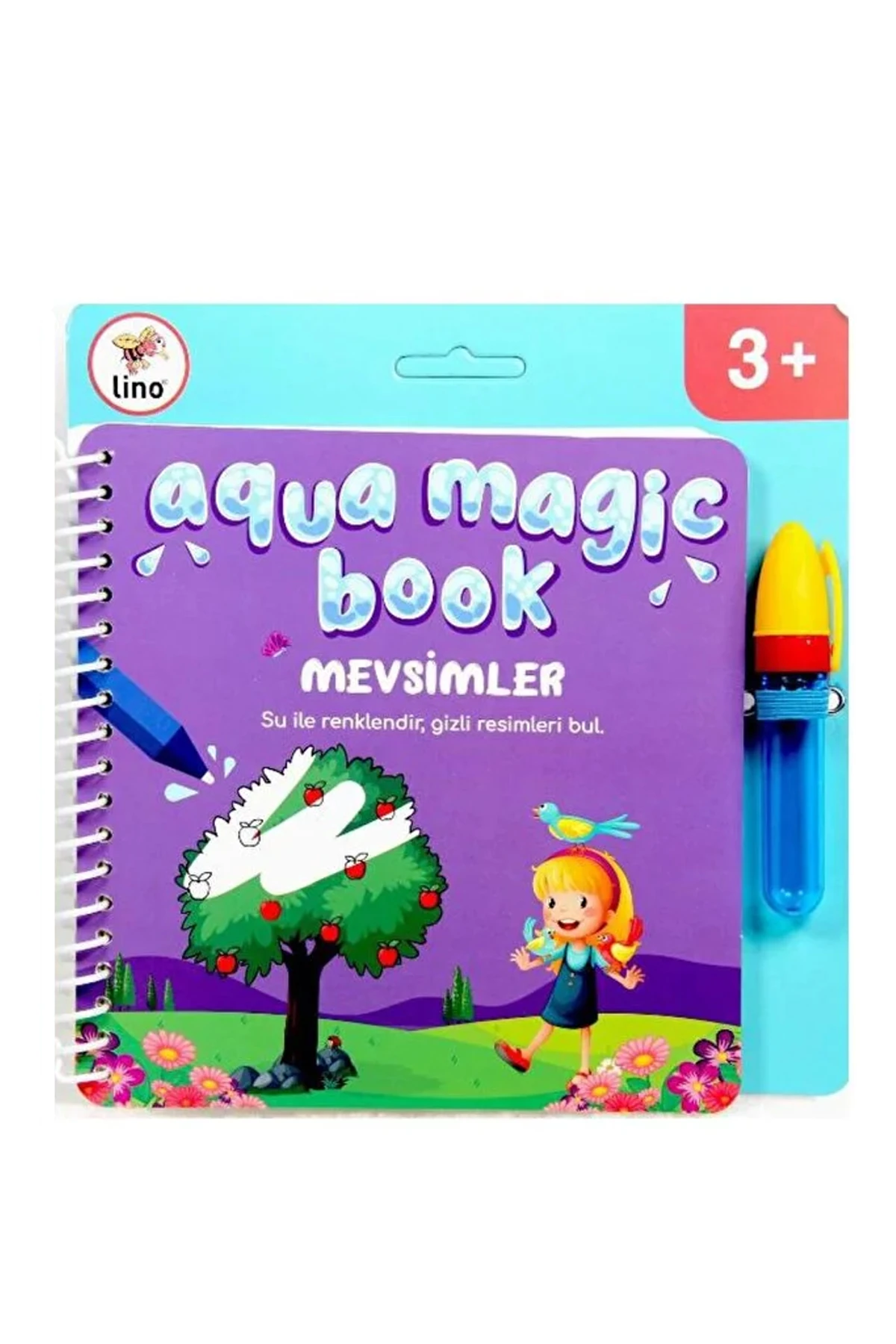 Lino Aqua Magic Book Mevsimler (Sihirli Boyama Kitabı)