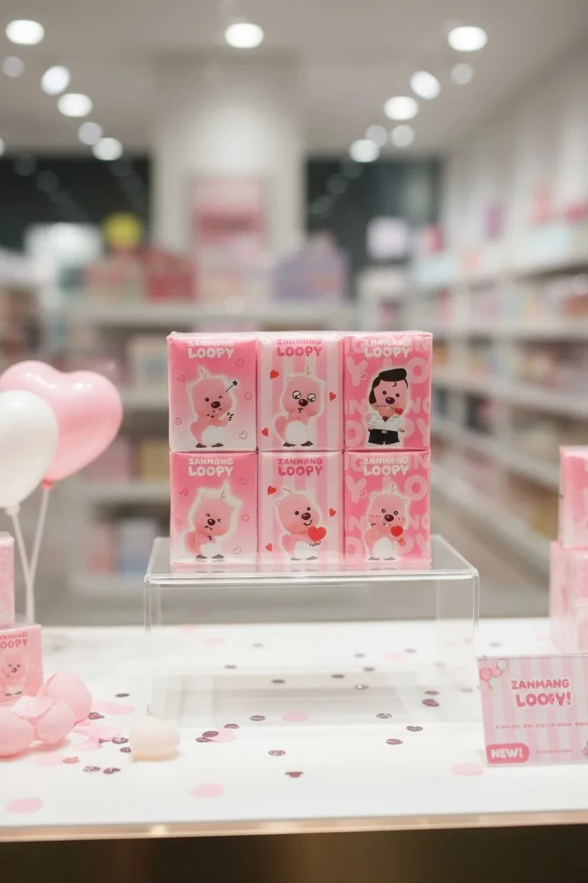 Zanmang Loopy Lisanslı Kokulu Kağıt Mendil 7 Yp. (12 paket)