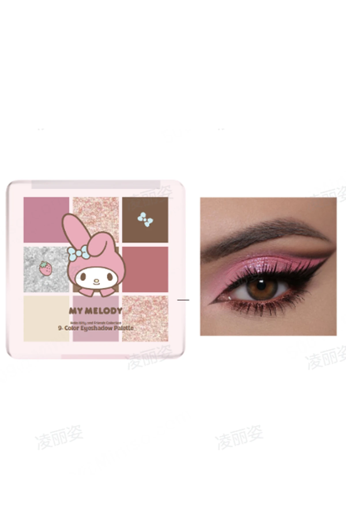 My Melody Lisanslı 9 Renkli Far Paleti ( 01 Pembe Tonları)