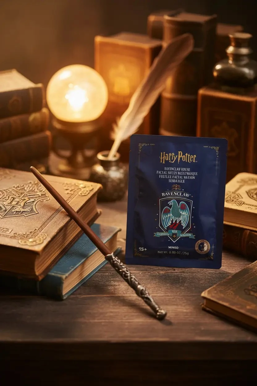 Harry Potter Lisanslı Kağıt Yüz Maskesi- Ravenclaw