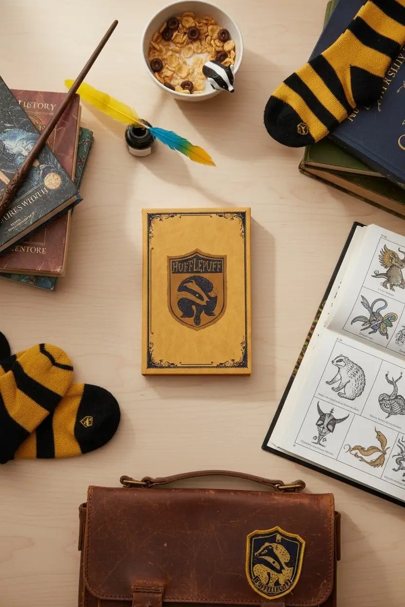 Harry Potter Lisanslı Ciltli Defter 208Yp. Çizgili - Hufflepuff