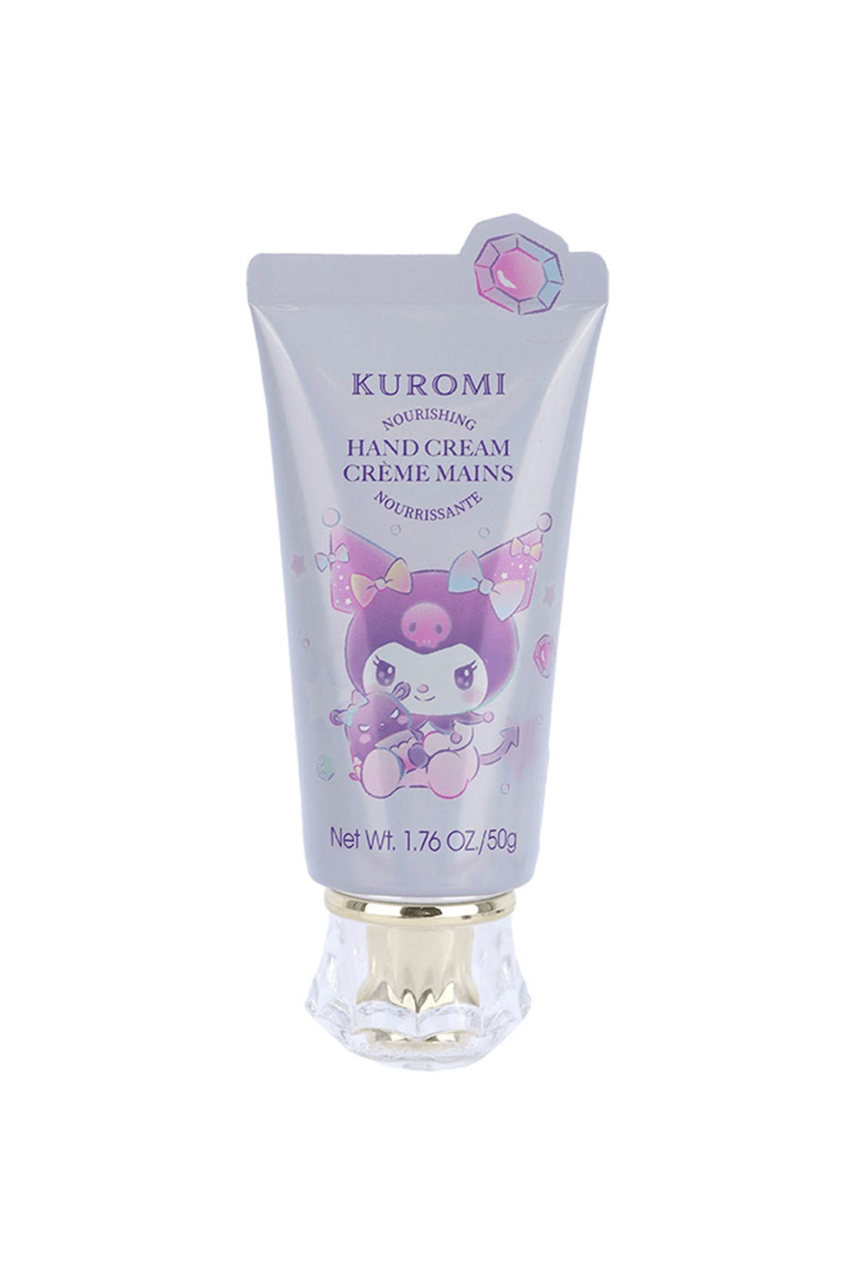 Sanrio Lisanslı Elmas Kapaklı El Kremi (50g) - Kuromi