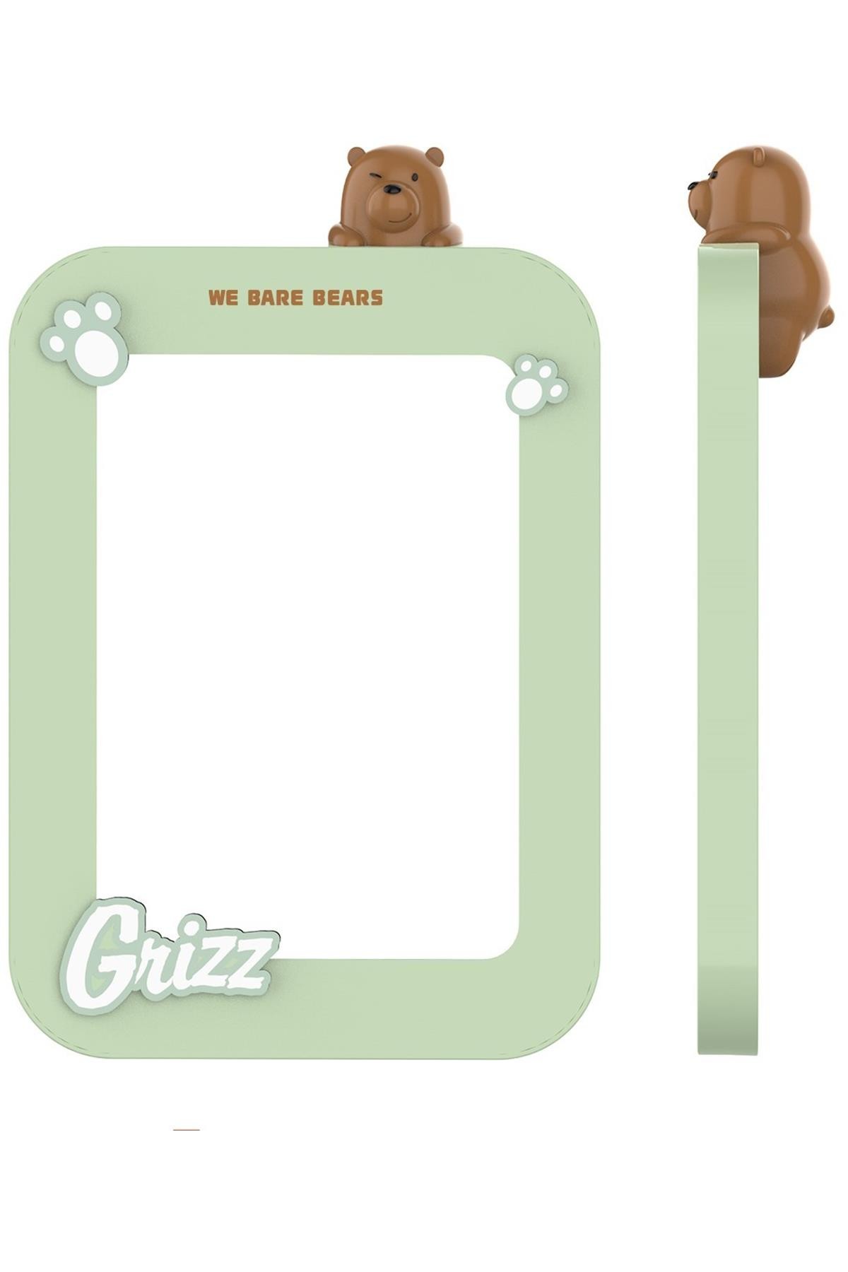 We Bare Bears Lisanslı Figürlü Makyaj Aynası - Boz Ayı