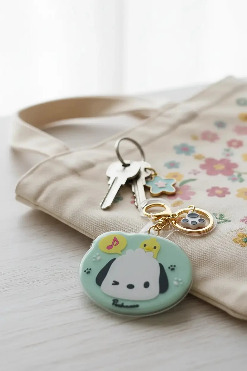 Sanrio Lisanslı Anahtarlıklı Cep Aynası