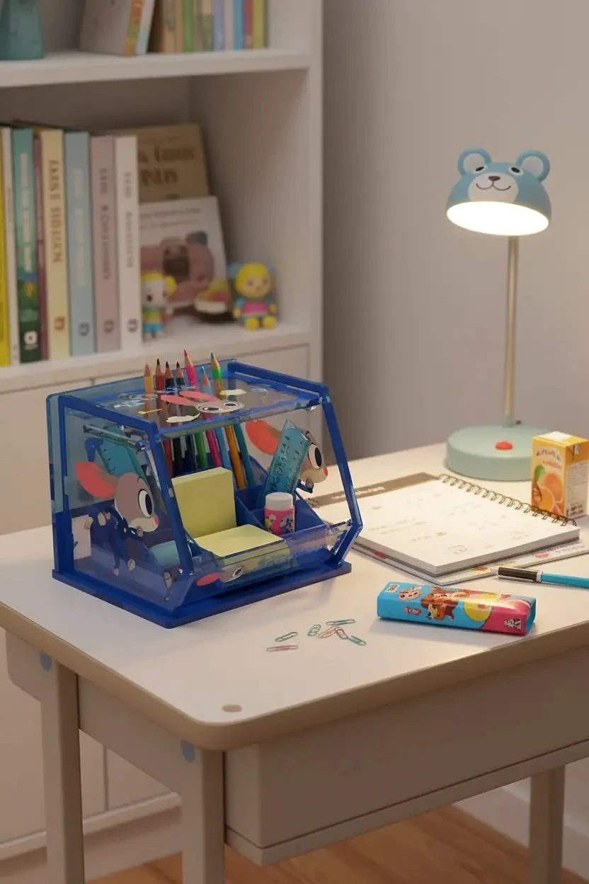 Disney Zootropolis Lisanslı Kapaklı Masa Üstü Saklama Kutusu