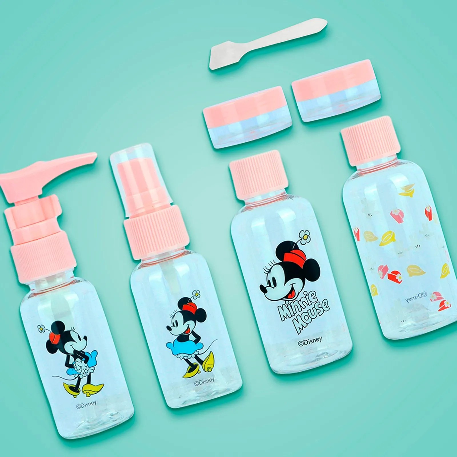 Mickey Mouse Lisanslı Seyahat Şişe Seti (7 Parça)