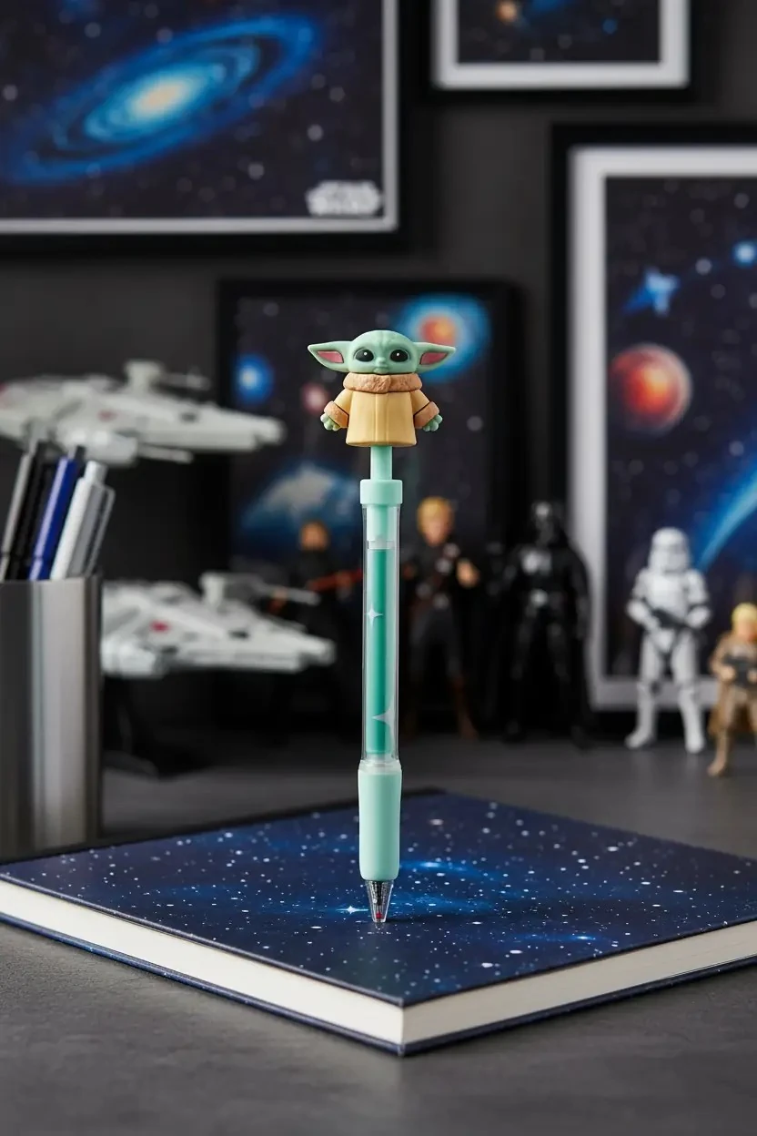 Star Wars Lisanslı Figürlü Jel Kalem 0,5 mm – Siyah Mürekkepli