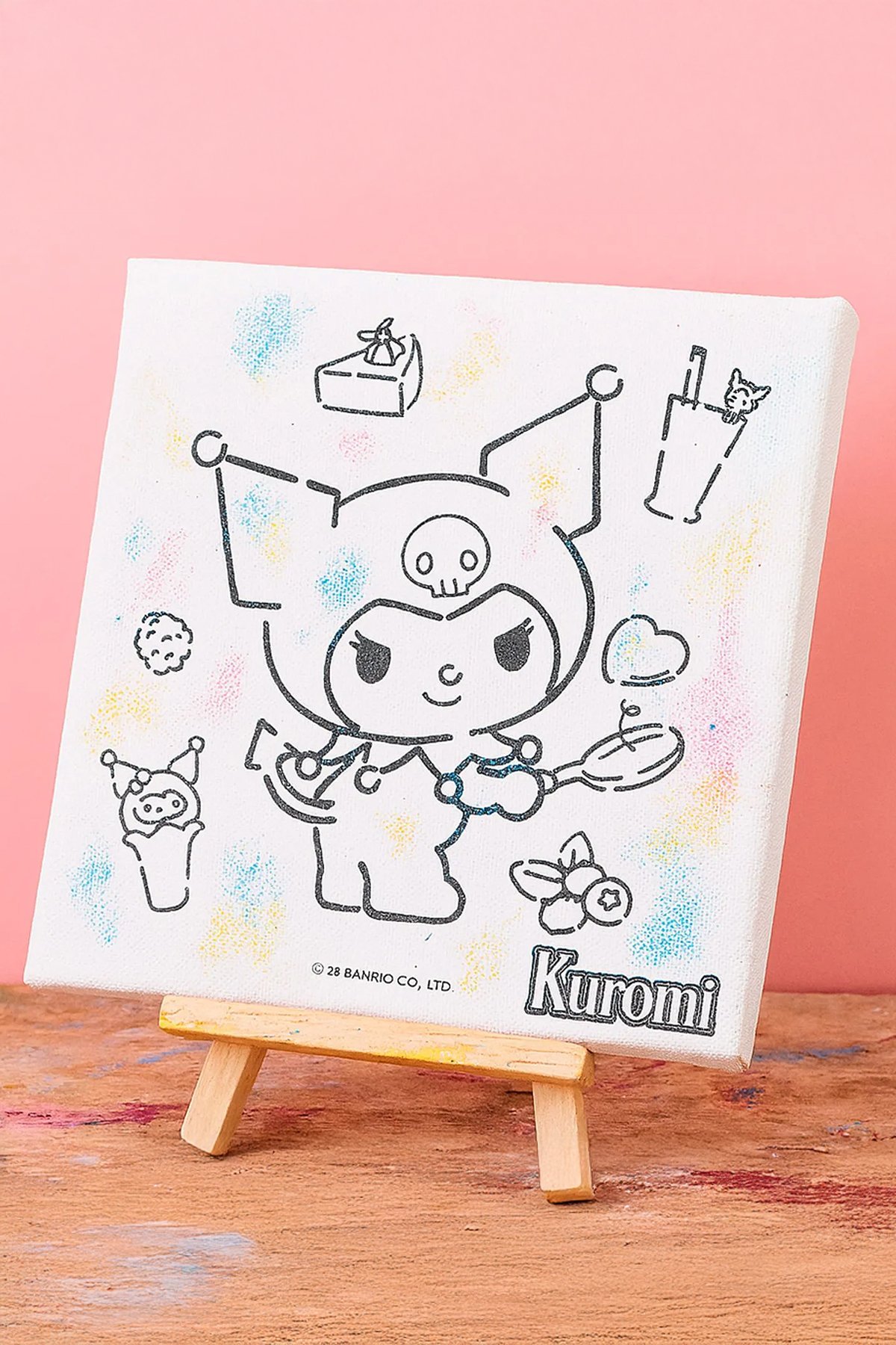 Sanrio Lisanslı Tatlı Koleksiyonu Doku Boyama (2 Çeşitli Model)