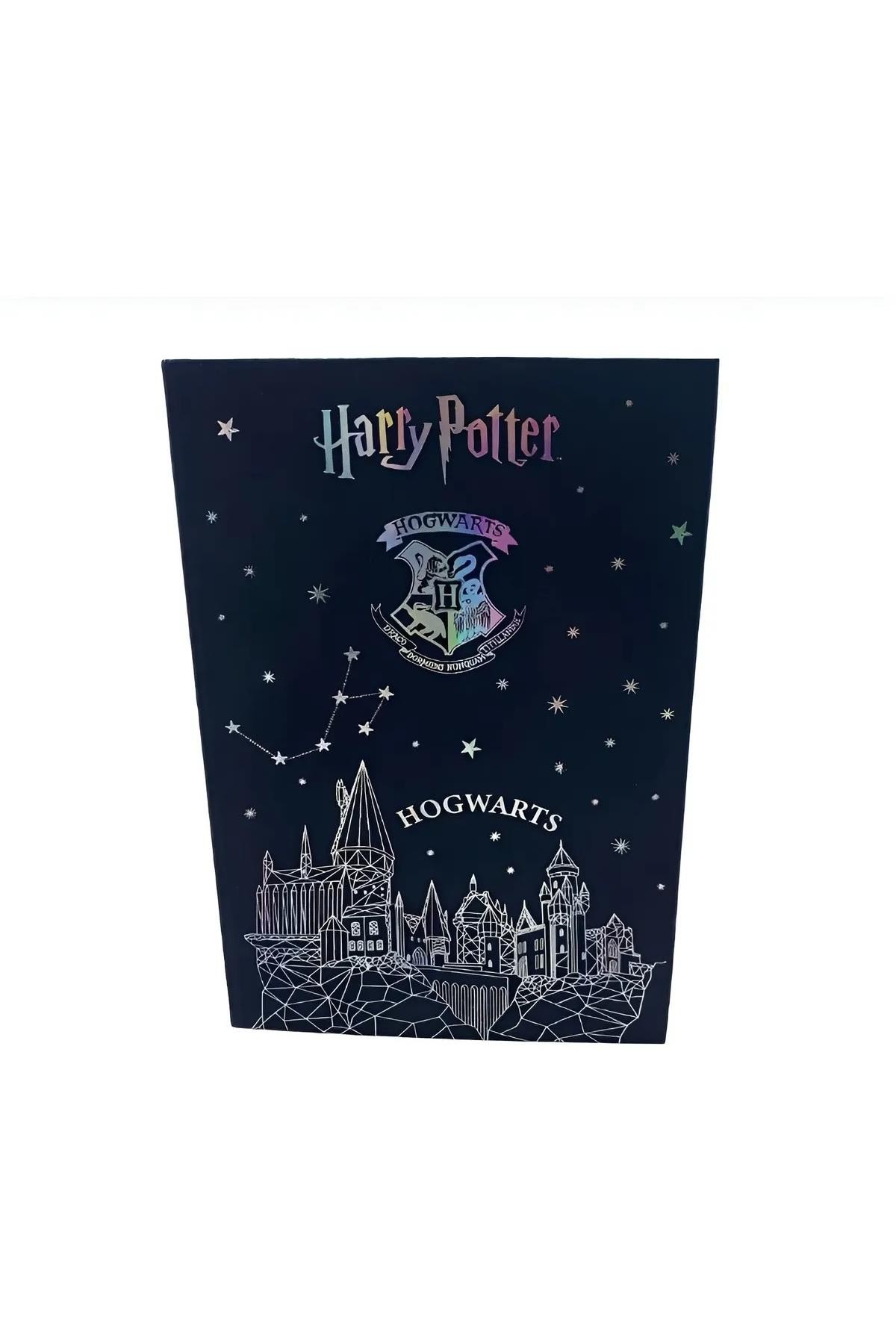 Harry Potter Lisanslı Kitap Görünümlü Kilitli Gizli Kasa-Kumbara Gümüş