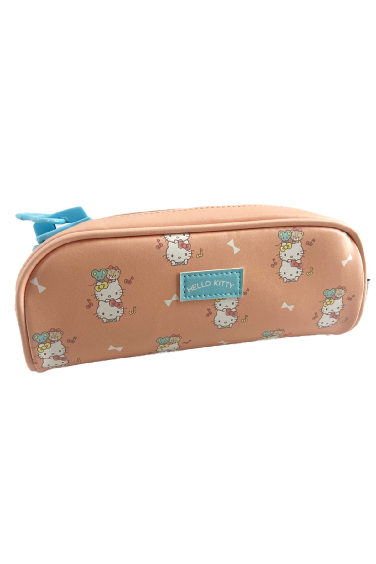 Sanrio Lisanslı Büyük Fermuarlı Kırtasiye Çantası (Hello Kitty)