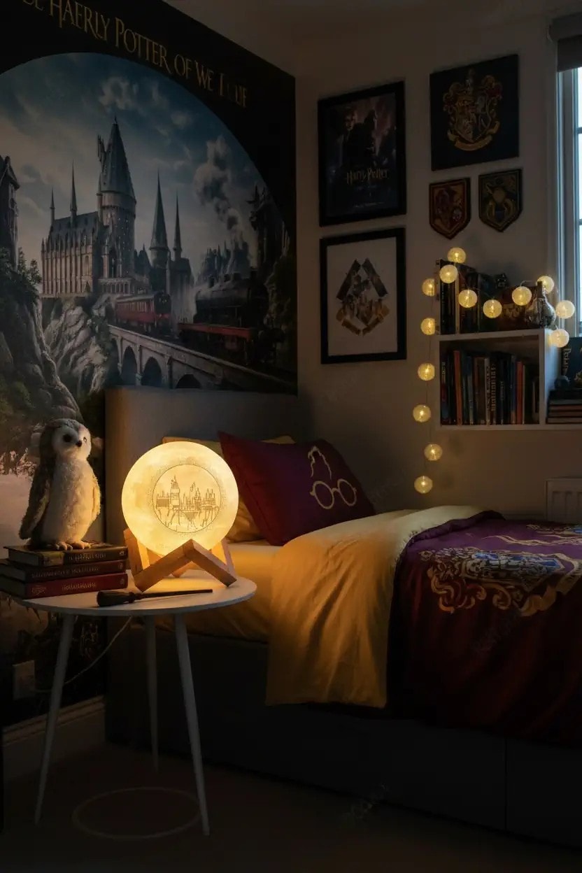Harry Potter Lisanslı Dekoratif Masa Lambası