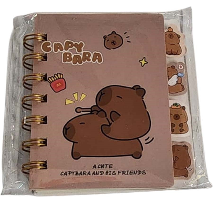 Taros Unick Color Capy Bara Separatörlü Not Defteri