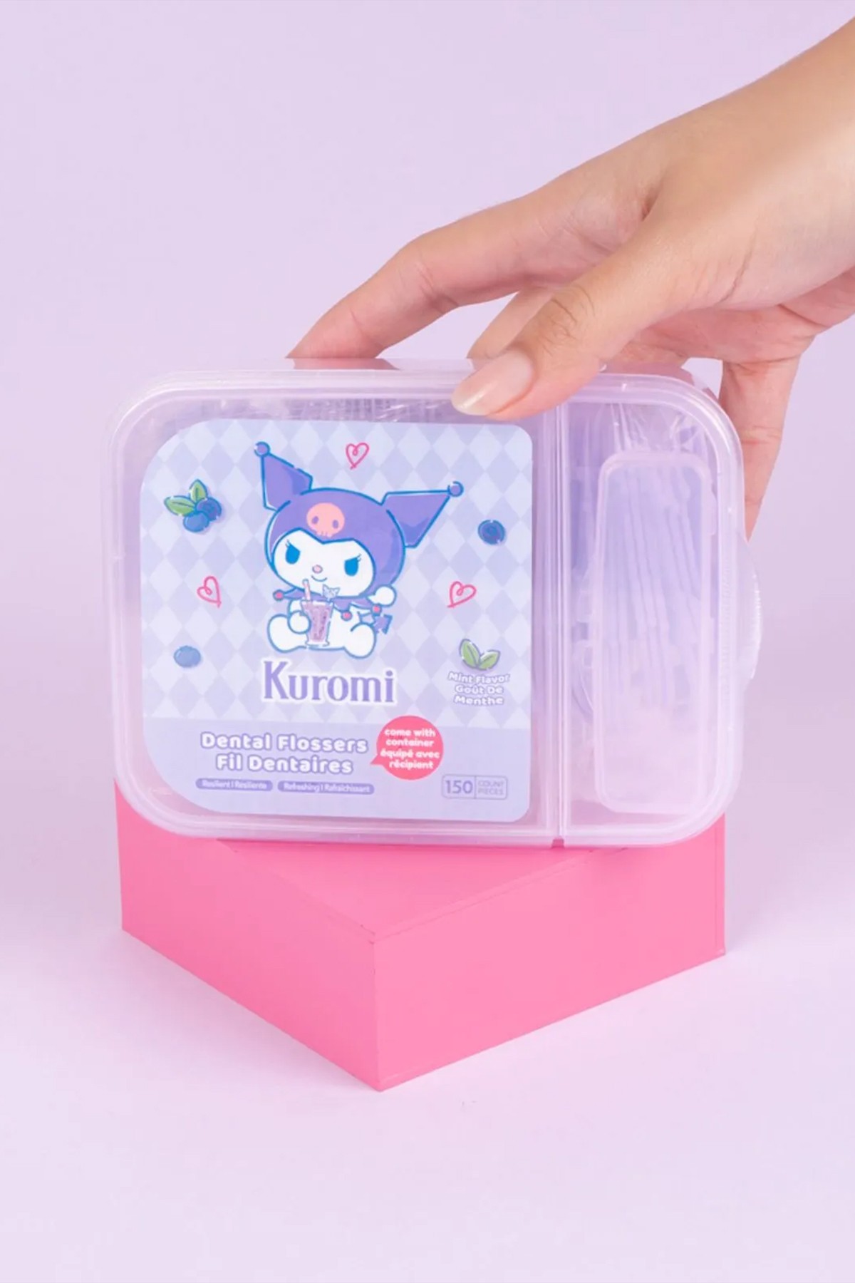 Sanrio Lisanslı Ultra İnce Nane Aromalı Kürdan Tipi Diş İpi (150 Adet)