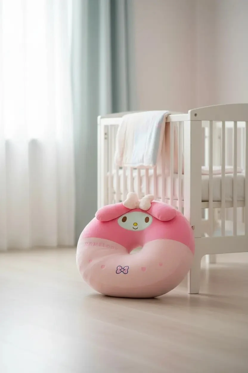 Sanrio Lisanslı My Melody Oturma Minderi – Yumuşak Konforlu Dekoratif Tasarım 36x40 Cm
