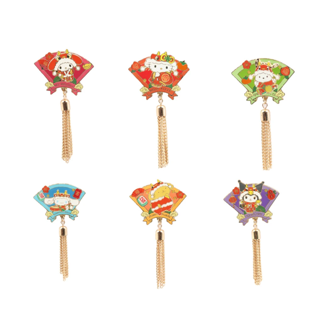 Sanrio Lisanslı Sanrio Karakterler  Çin Stili Serisi Sürpriz Kutu Rozet