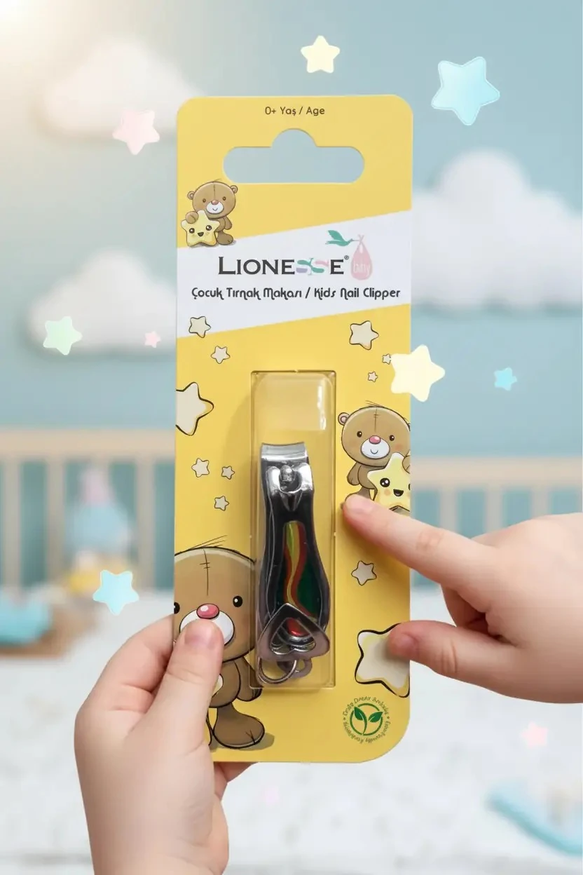 Lionesse Bebek Tırnak Makası 606 – Güvenli ve Pratik Bebek Bakımı