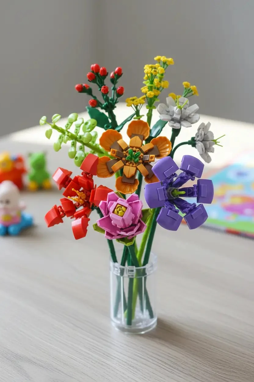 8’li Çiçek Buketi Oyun Bloğu