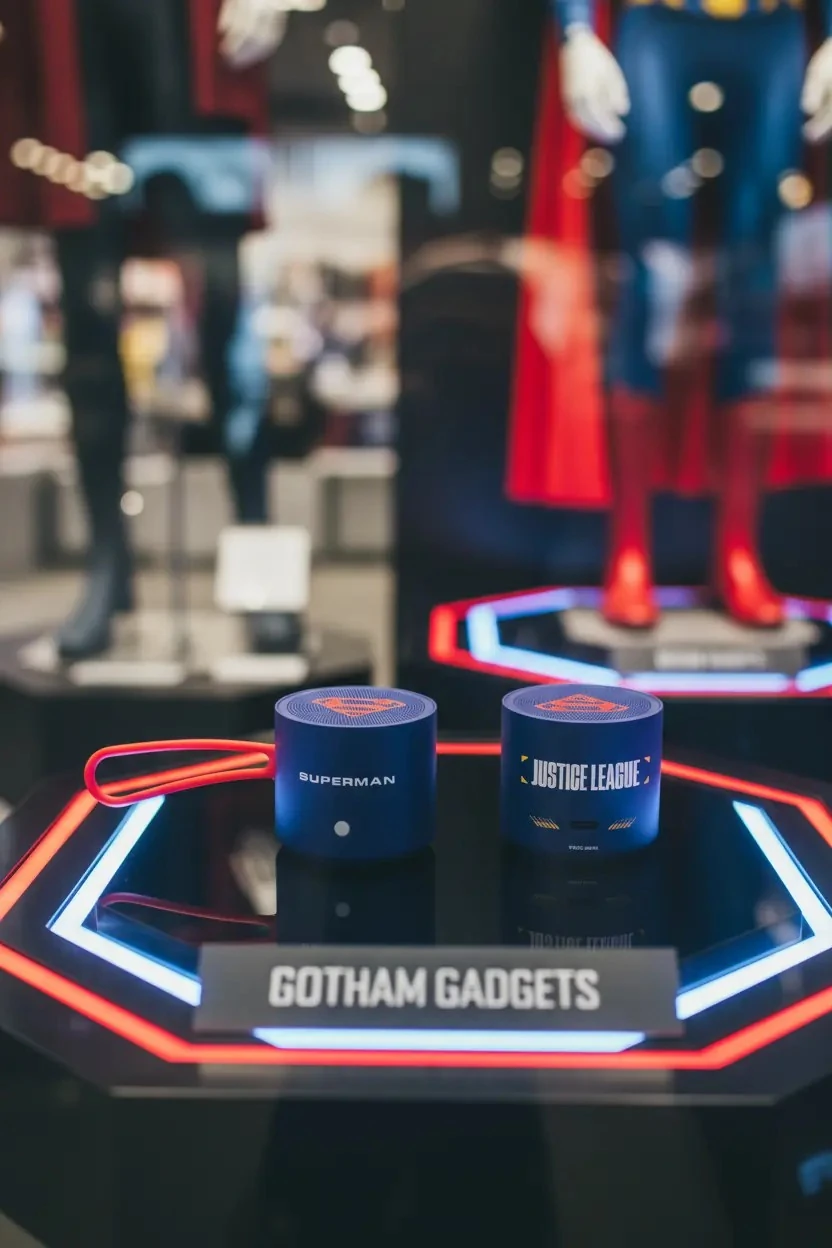 DC Superman Lisanslı Taşınabilir Metal Kablosuz Hoparlör