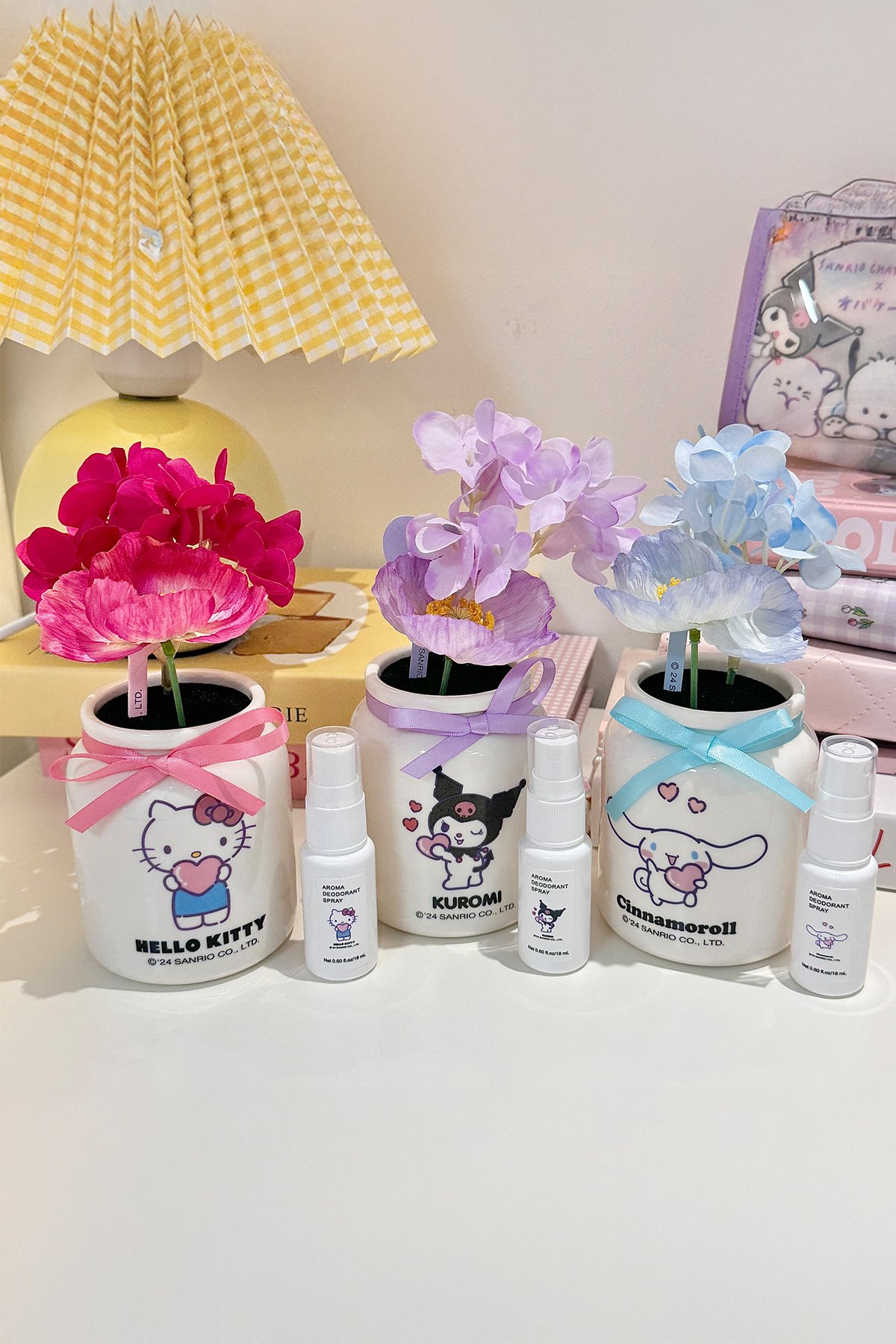 Sanrio Lisanslı Oda Kokusu ve Süs Seti - Cinnamoroll