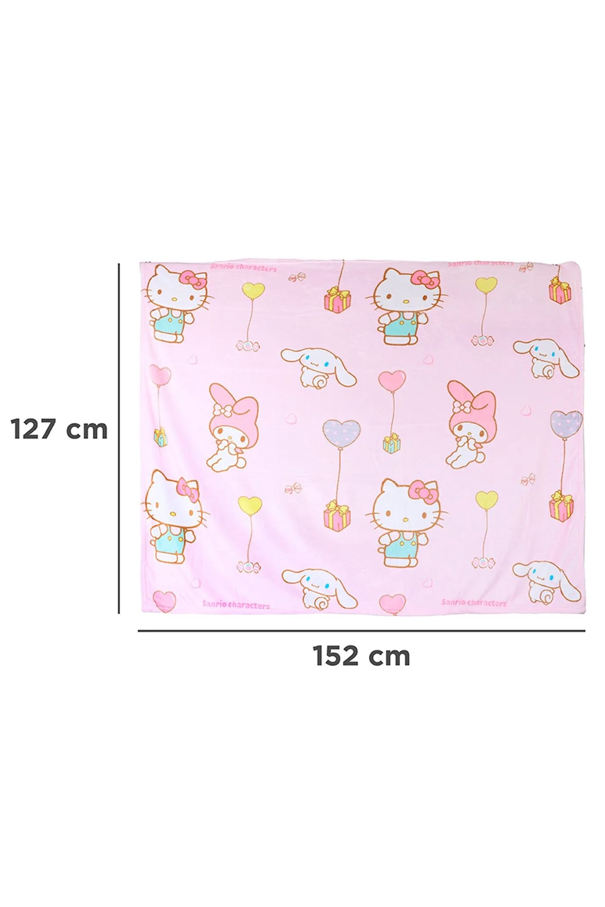 Sanrio Lisanslı Karakter Baskılı Battaniye