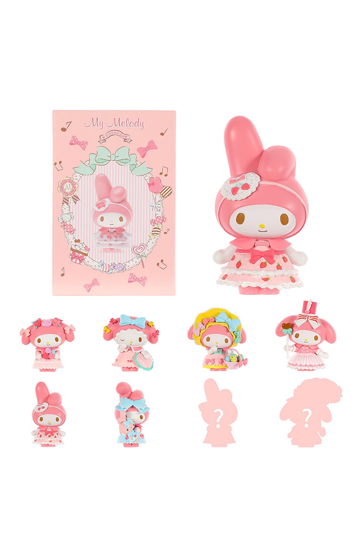 Sanrio Lisanslı My Melody Çay Partisi Serisi Sürpriz Figürlü Kutu Blind Box