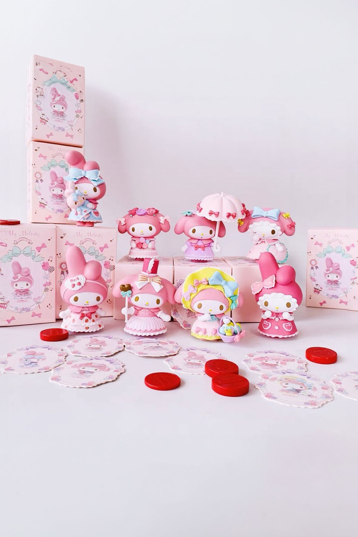 Sanrio Lisanslı My Melody Çay Partisi Serisi Sürpriz Figürlü Kutu Blind Box