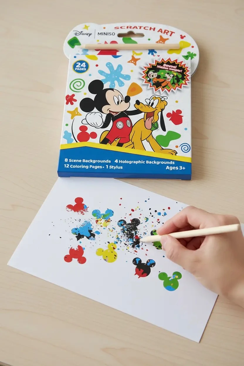 Disney Mickey Mouse Lisanslı Eğlenceli Boyama Seti