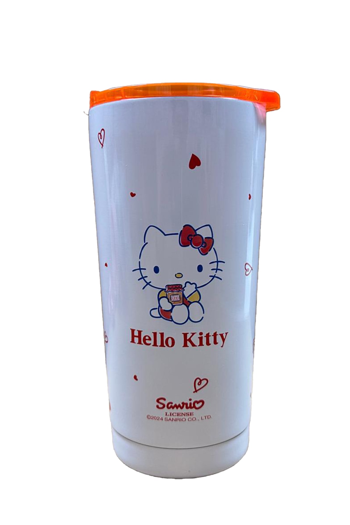 Sanrio Lisanslı  Hello Kitty  Paslanmaz Çelik Bardak (Dekoratif Kılıflı) 550 mL