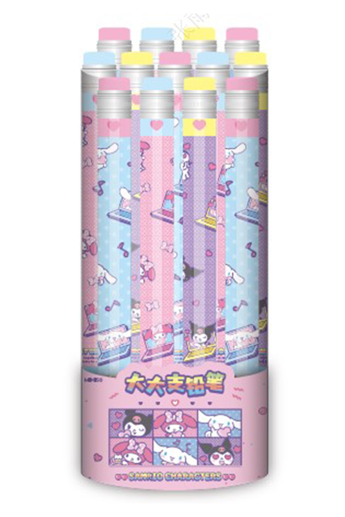 Sanrio Karakterleri Lisanslı Parti Temalı Büyük Kalem