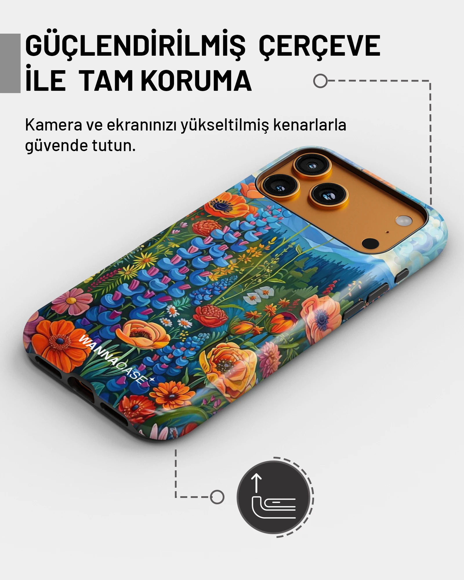 iPhone 17 Pro Max Wild Garden Essential Tough Telefon Kılıfı