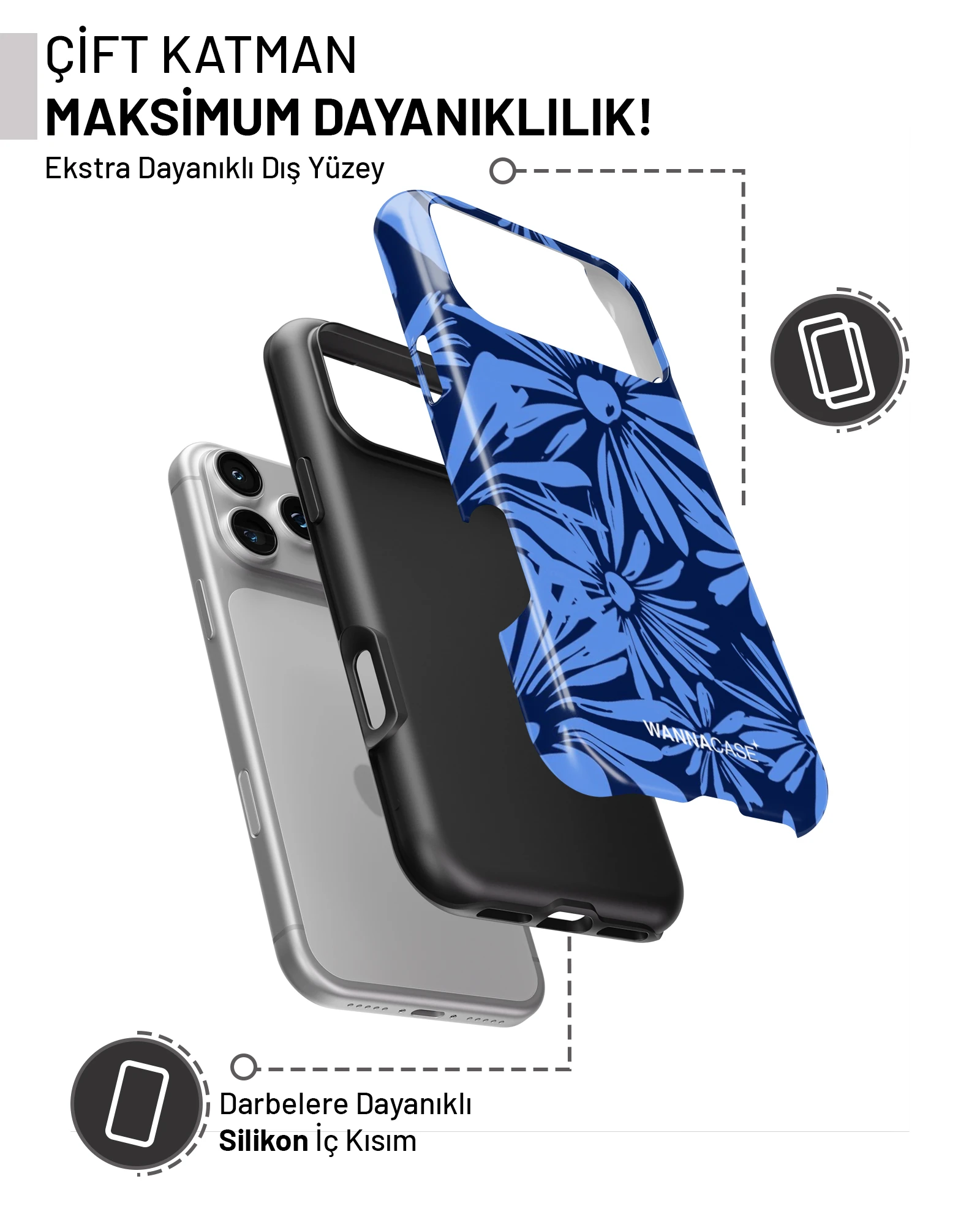 iPhone 11 Cosmic Daisy Essential Tough Telefon Kılıfı