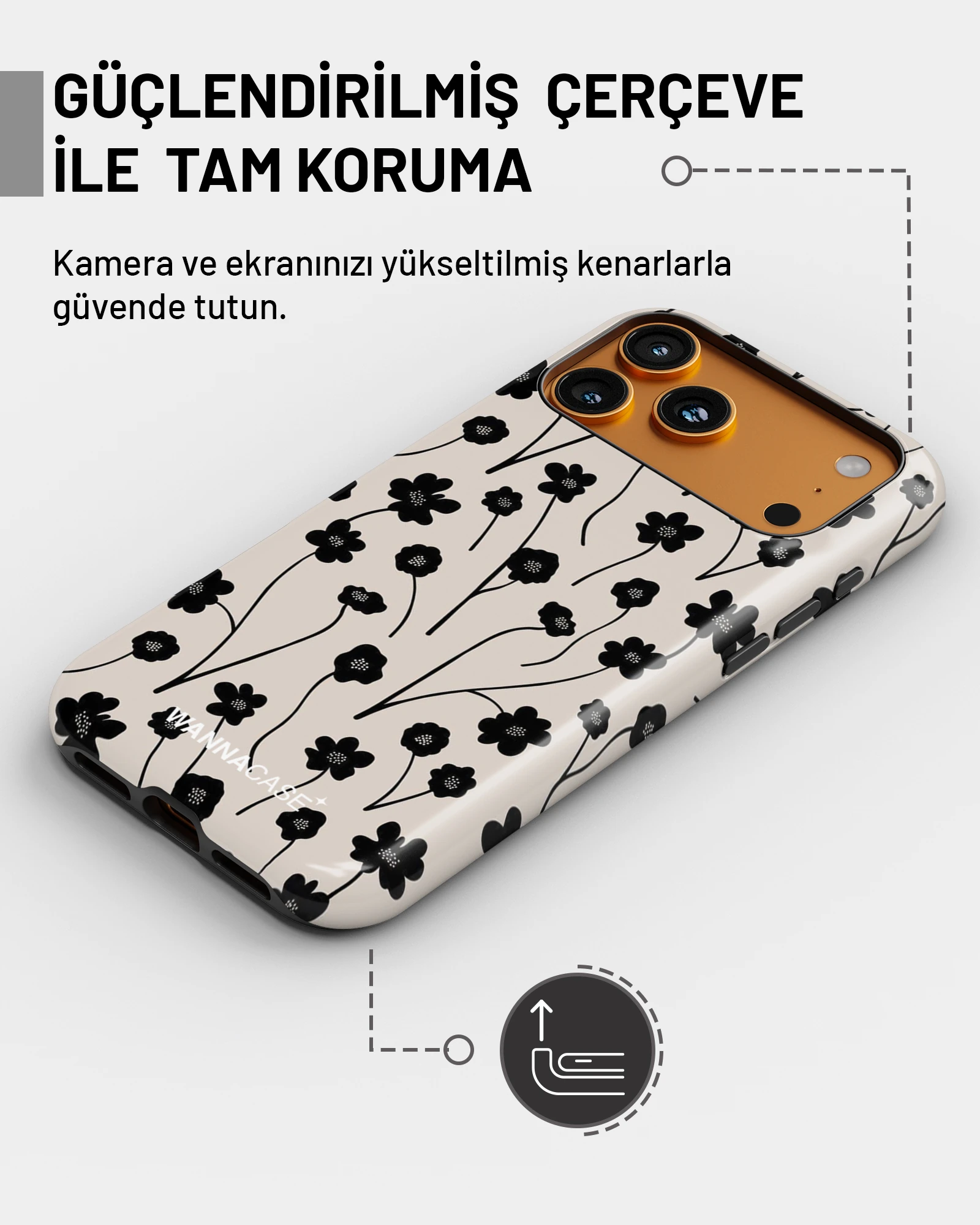 iPhone 17 Pro Max Mid Night Essential Tough Telefon Kılıfı