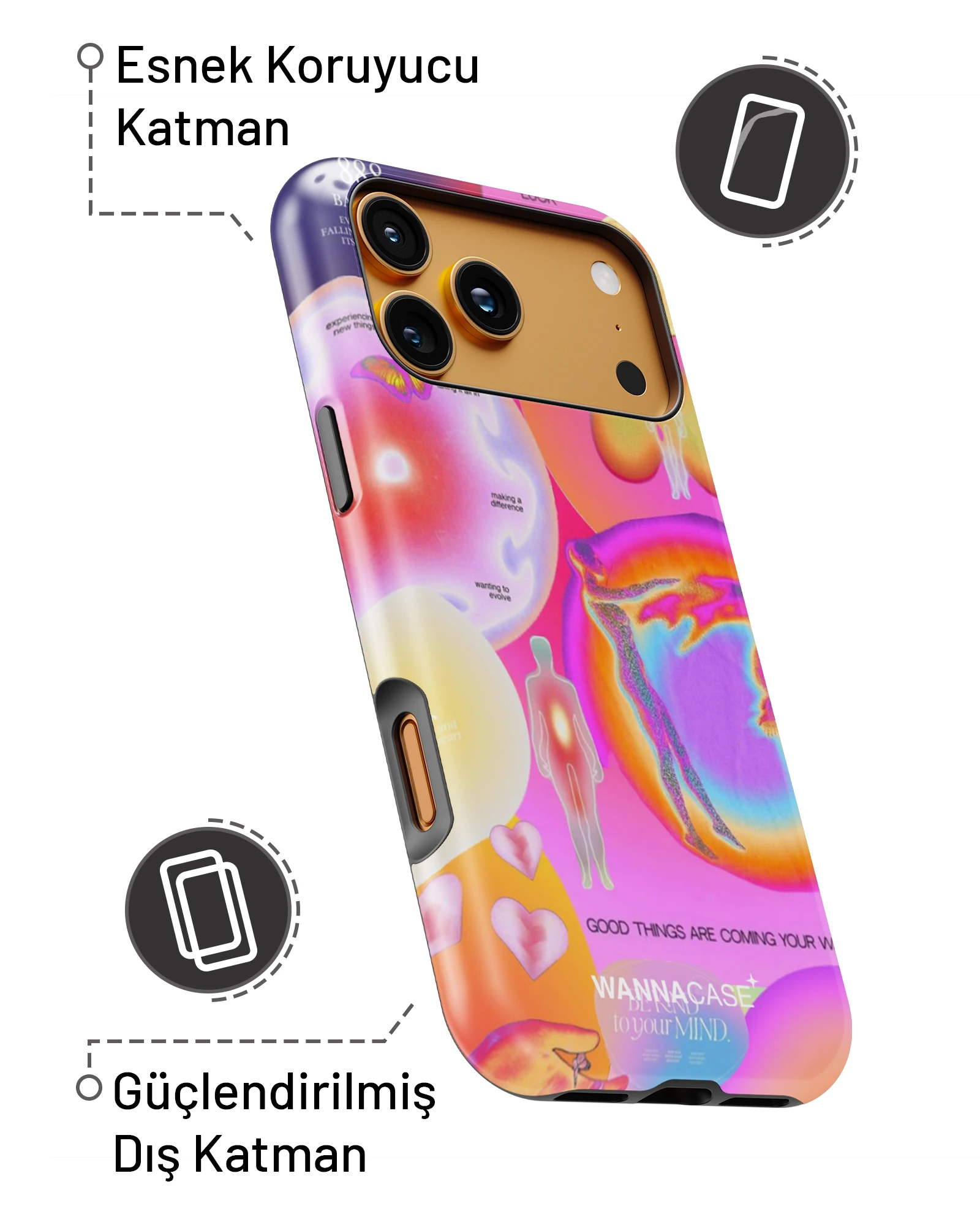 iPhone 11 Cosmic Balance Essential Tough Telefon Kılıfı