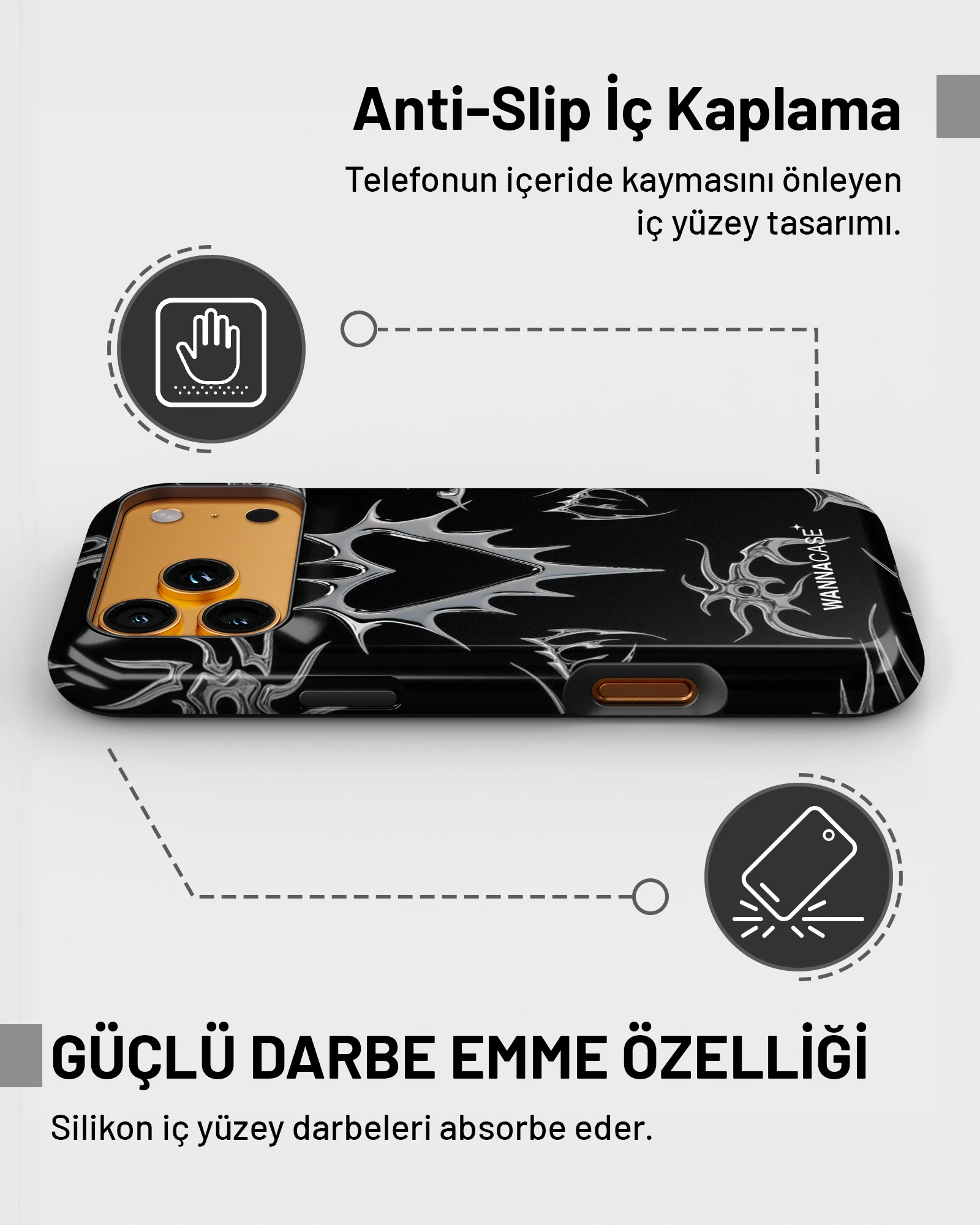 iPhone 17 Pro İron Heart Essential Tough Telefon Kılıfı