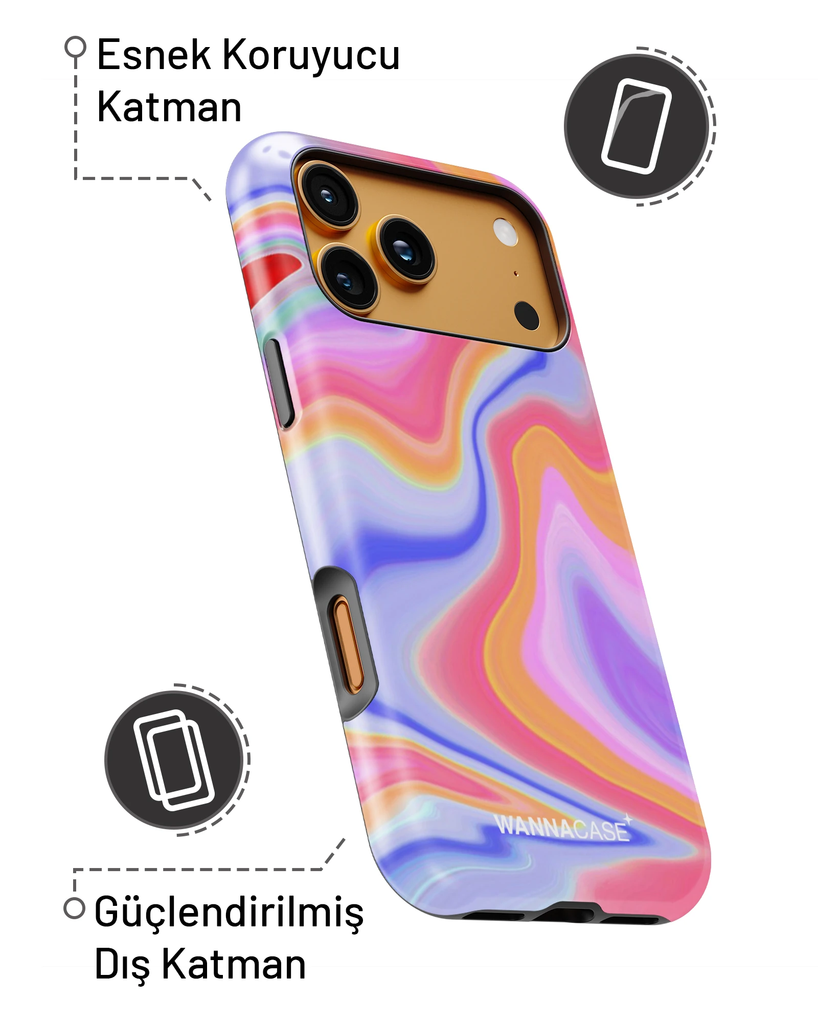 iPhone 11 Candy Flow Essential Tough Telefon Kılıfı