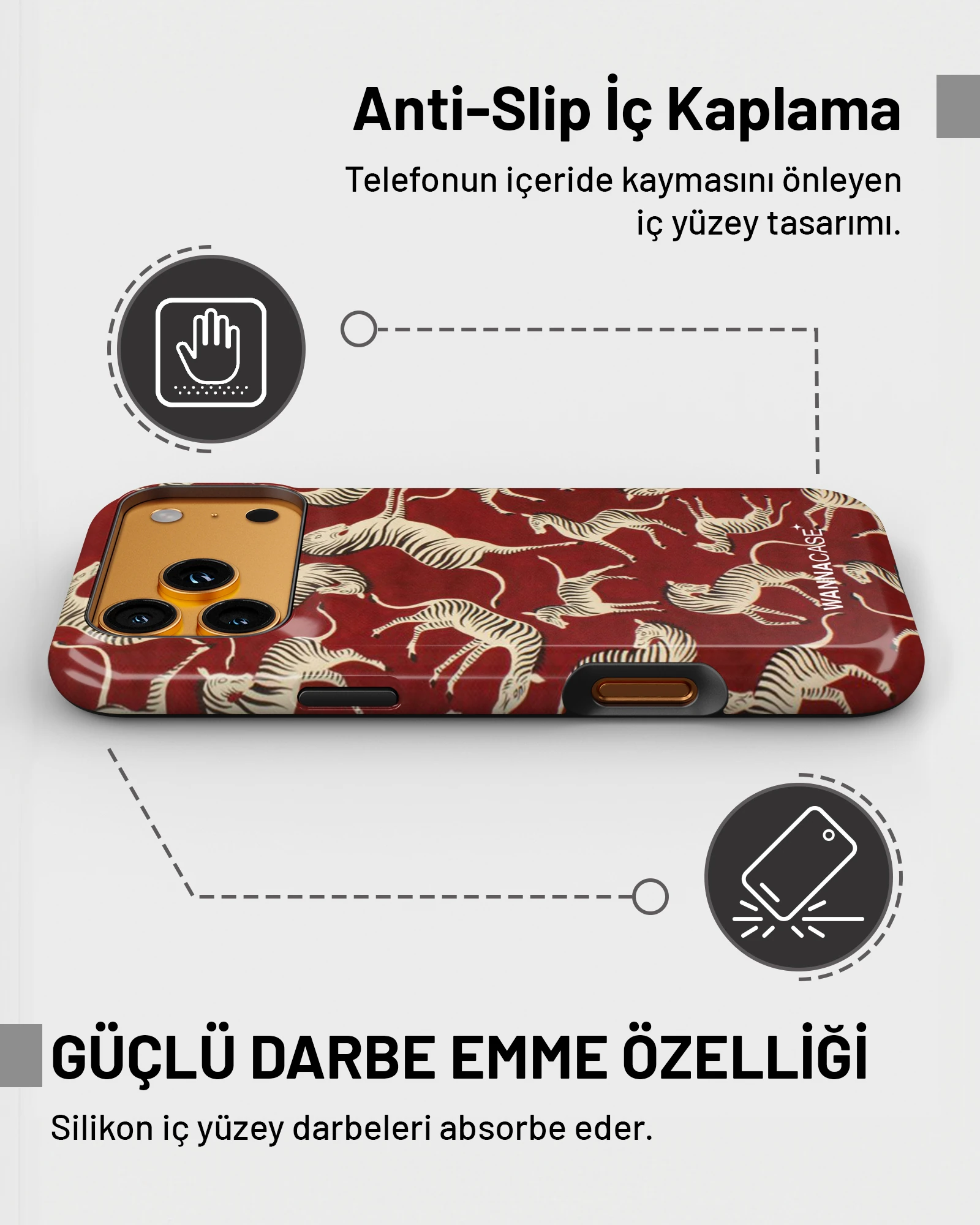 iPhone 11 Crimson Herd Essential Tough Telefon Kılıfı