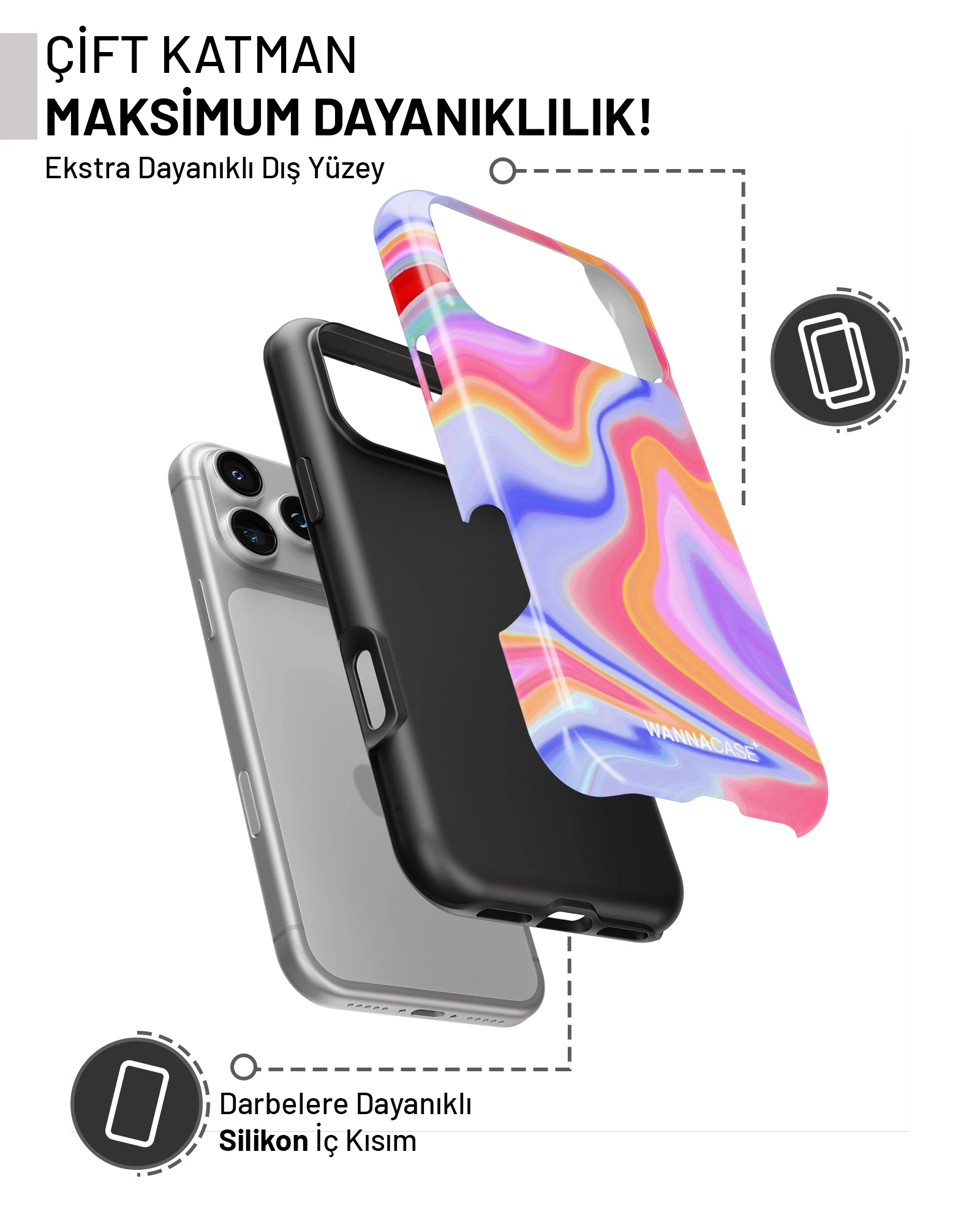 iPhone 11 Candy Flow Essential Tough Telefon Kılıfı