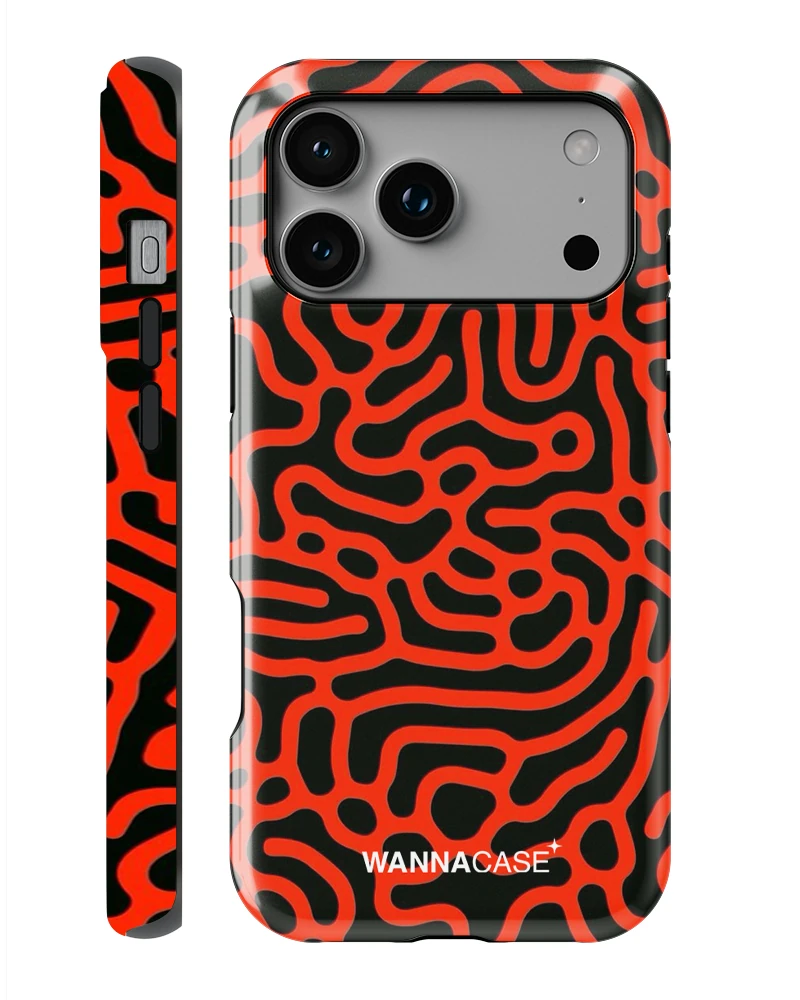 iPhone 17 Pro Pulse Red Essential Tough Telefon Kılıfı