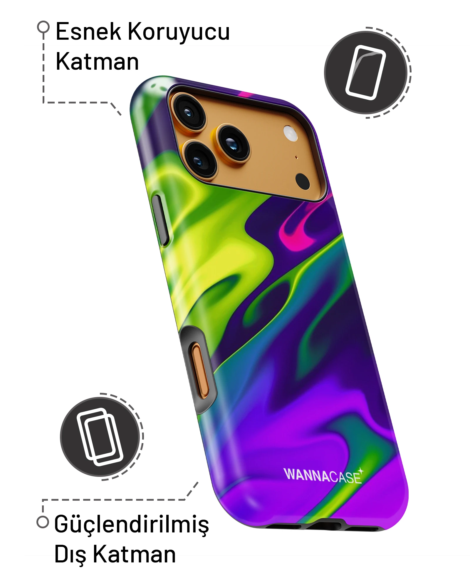 iPhone 14 Pro Hyper Wave Essential Tough Telefon Kılıfı