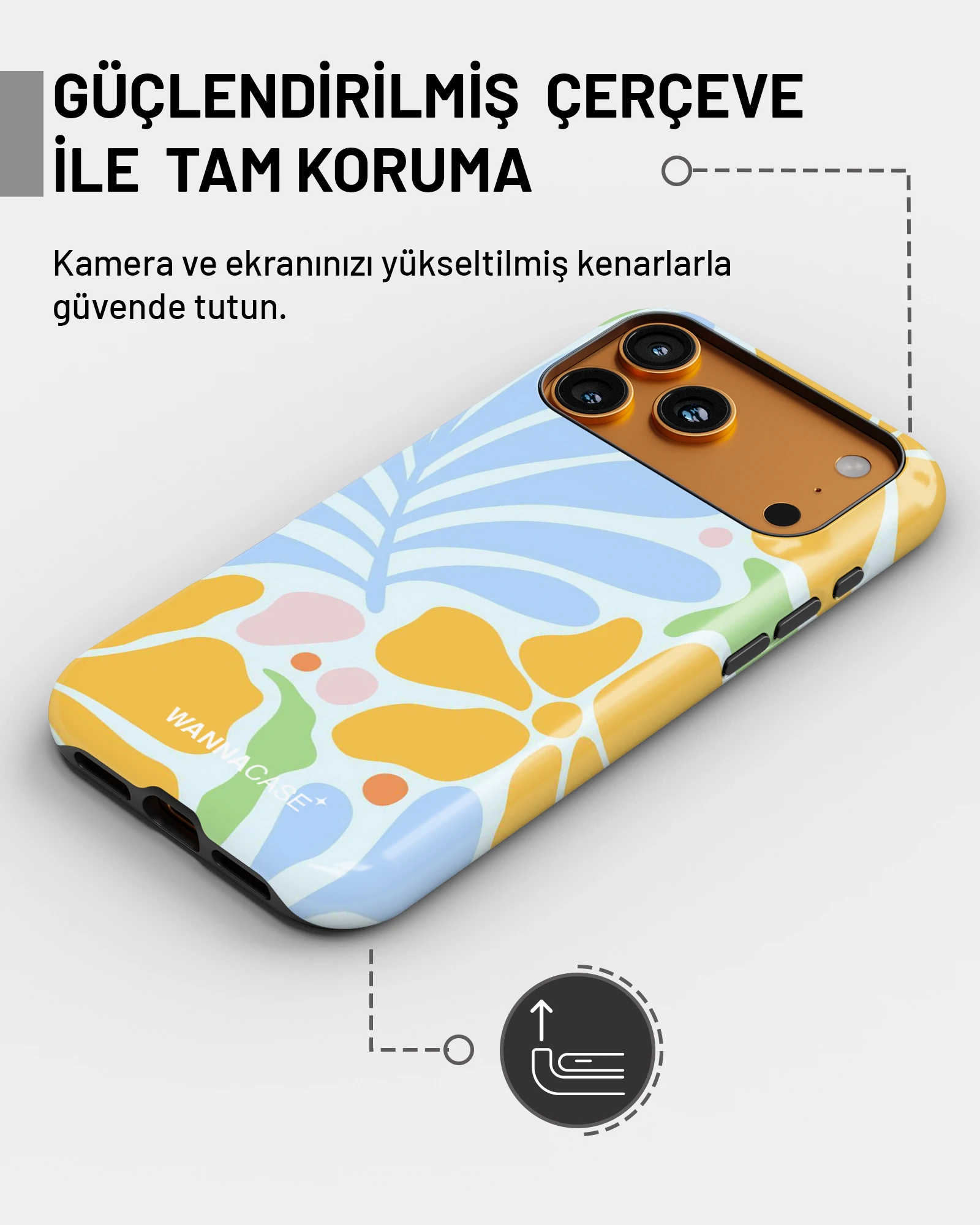 iPhone 17 Pro Max Sunny Bloom Essential Tough Telefon Kılıfı