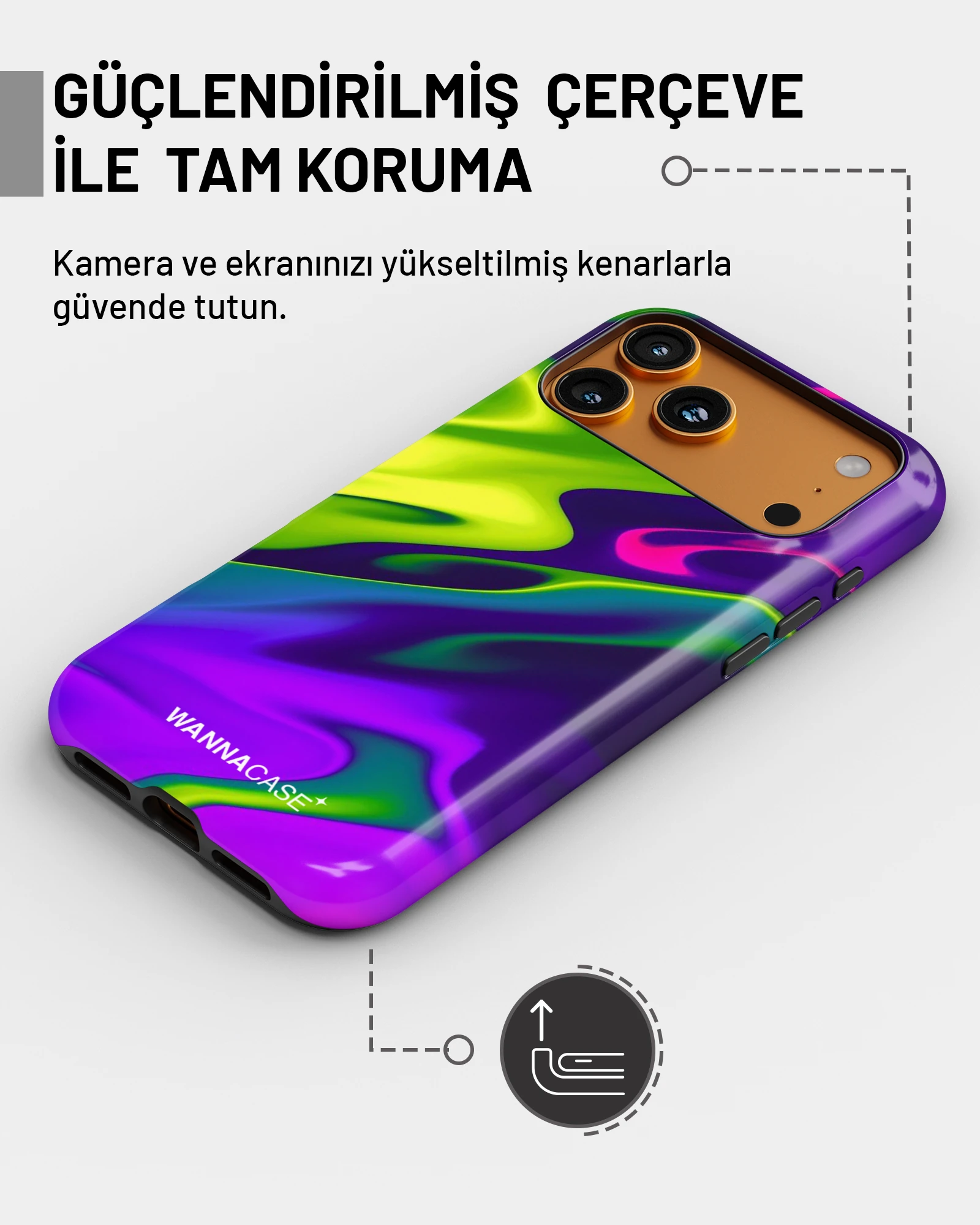 iPhone 14 Pro Hyper Wave Essential Tough Telefon Kılıfı
